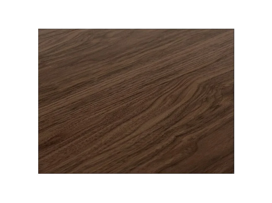 Table rectangulaire extensible orientale 6 à 10 personnes L 120 à 224cm bois foncé et cadre métal doré Kazay