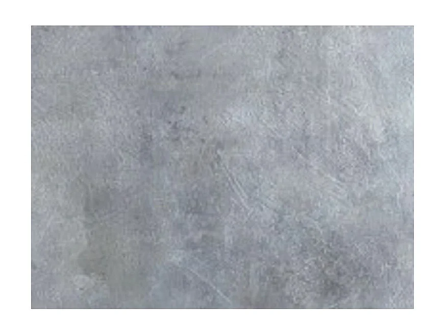 Table rectangulaire extensible 6 à 16 personnes L 120 à 380cm gris béton et cadre métal doré Kazay