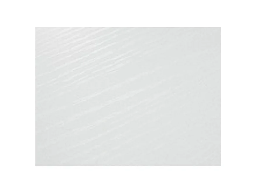 Table rectangulaire extensible orientale 6 à 20 personnes L 180 à 440cm frêne blanc et cadre métal doré Kazay