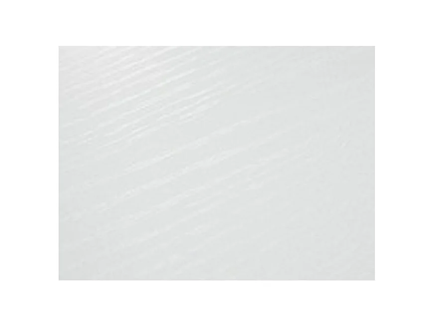 Table rectangulaire extensible orientale 6 à 10 personnes L 120 à 224cm frêne blanc et cadre métal doré Kazay