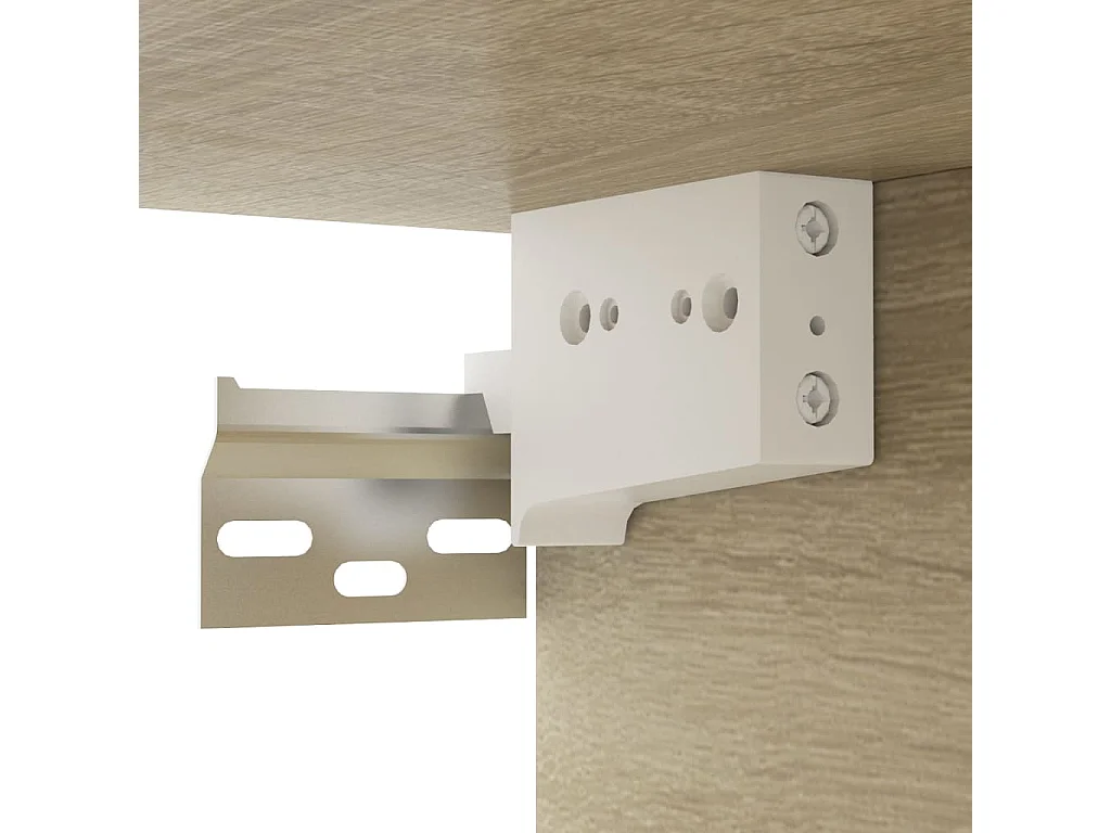 Meuble TV suspendu Chêne sonoma 100x30x26,5