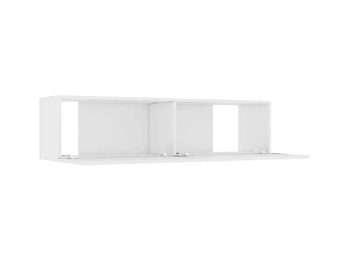Meuble TV suspendu Blanc 120x30x30