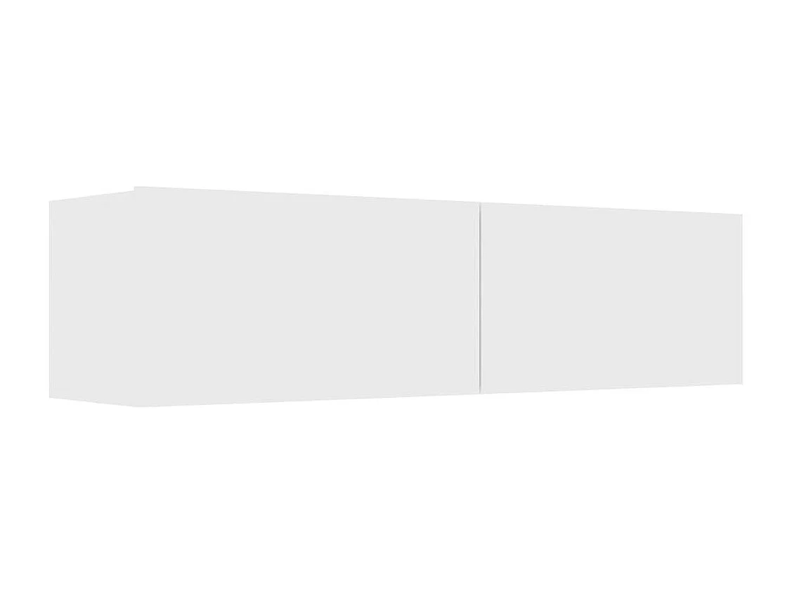 Meuble TV suspendu Blanc 120x30x30