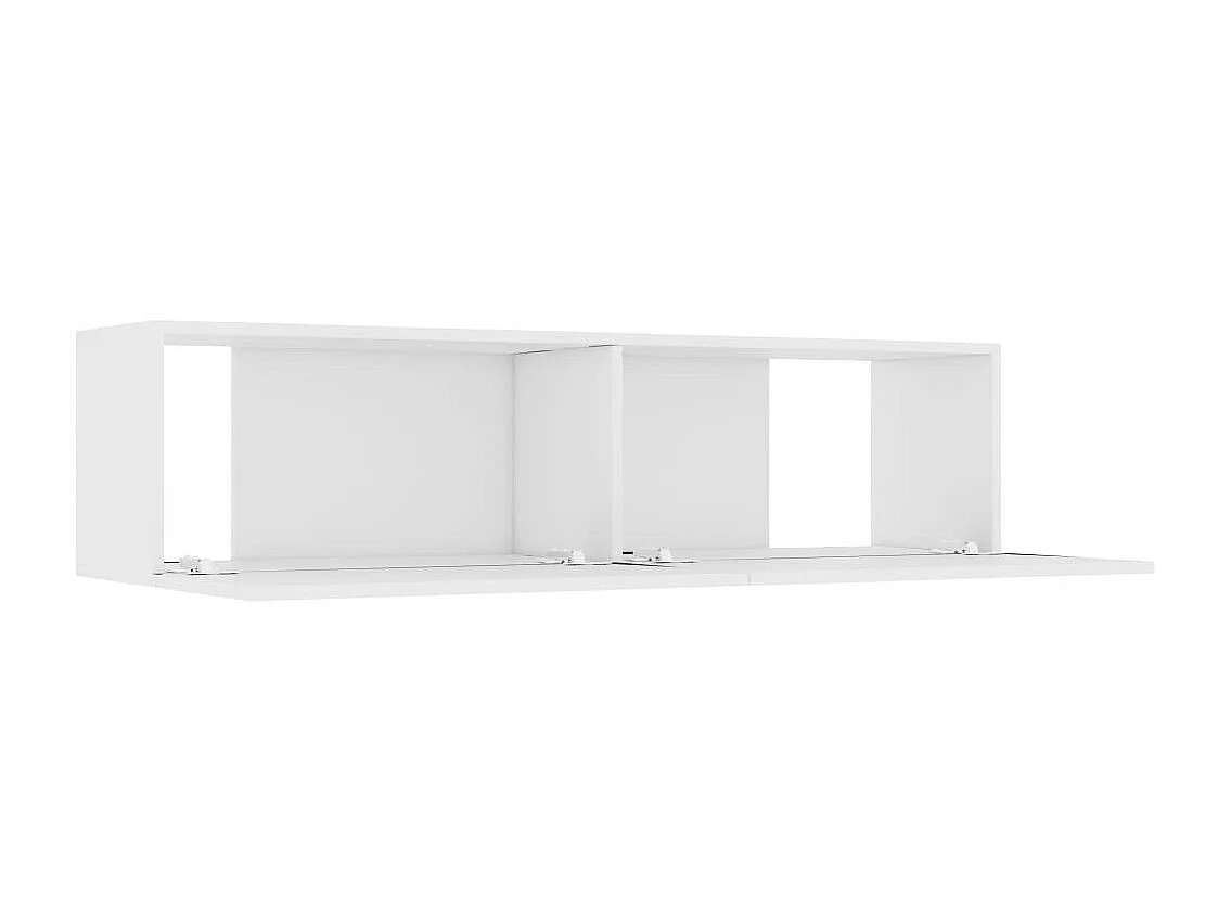 Meuble TV suspendu Blanc 120x30x30