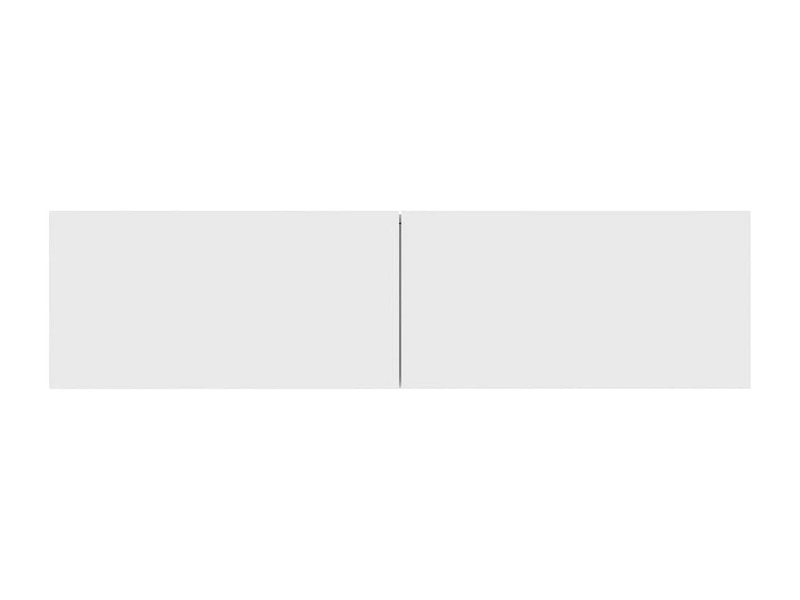 Meuble TV suspendu Blanc 120x30x30