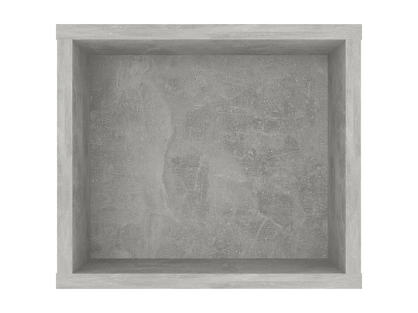 Meuble TV suspendu Gris béton 100x30x26,5