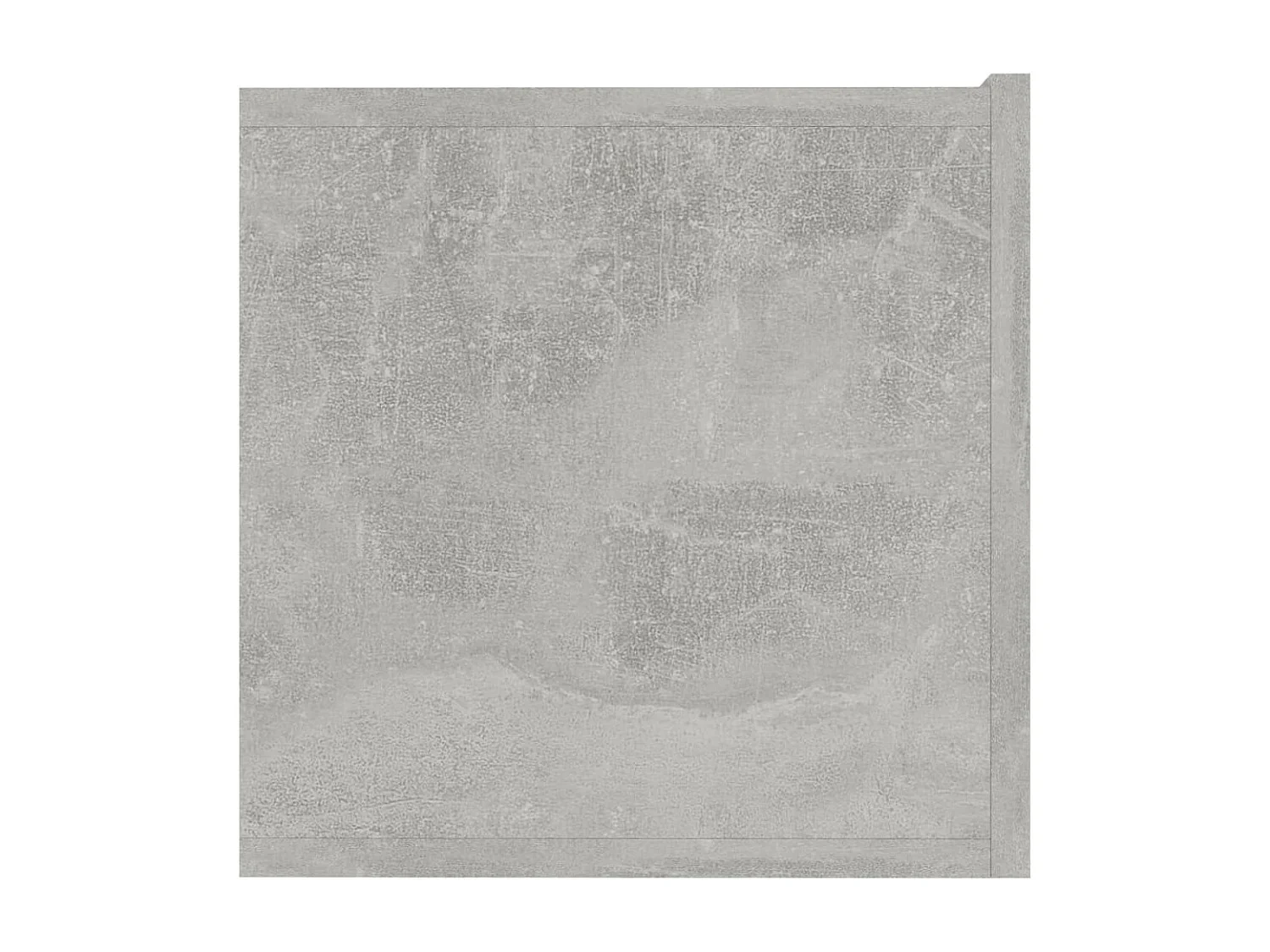 Meuble TV suspendu Gris béton 80x30x30