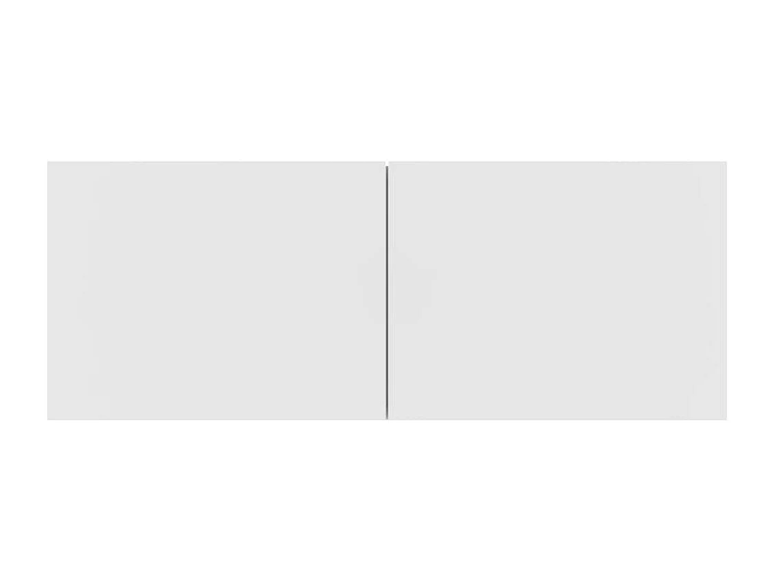 Meubles TV 2 pcs Blanc 80x30x30 Bois d'ingénierie