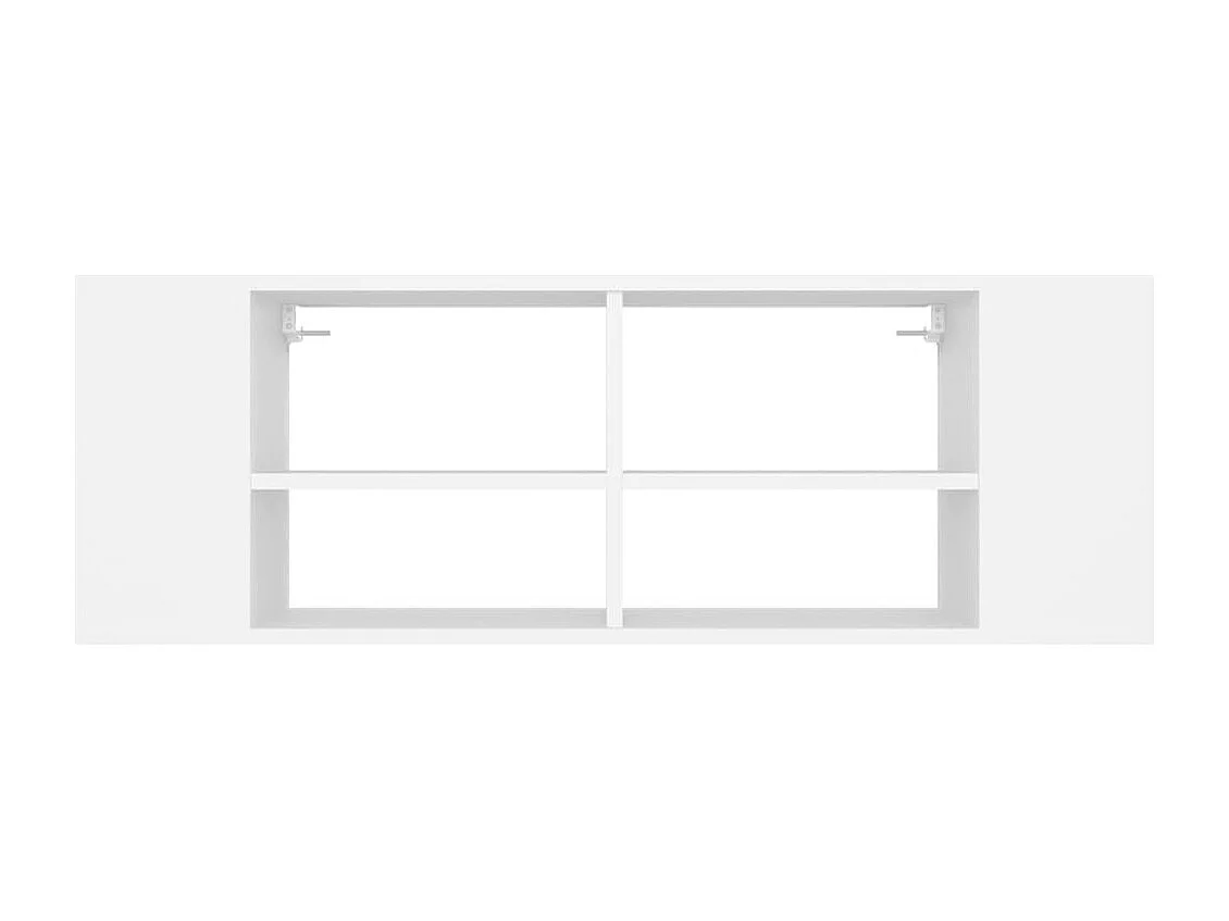 Meuble TV mural Blanc 102x35x35