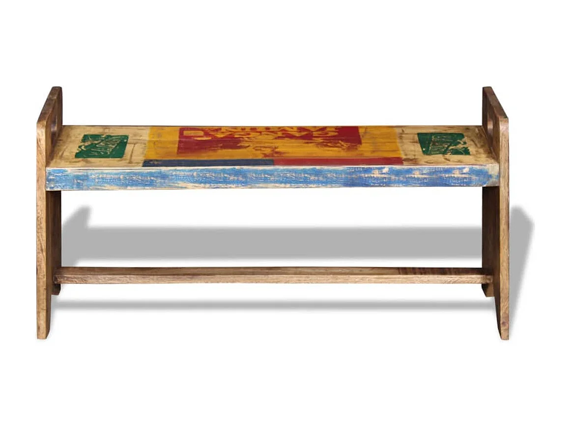 Banc Bois massif recyclé 100 x 30x50