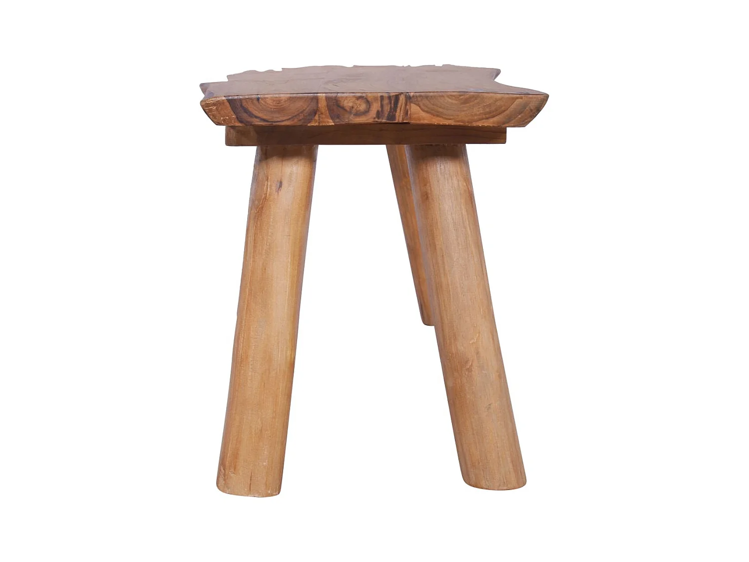 Banc de jardin 120cm Bois de teck solide 5