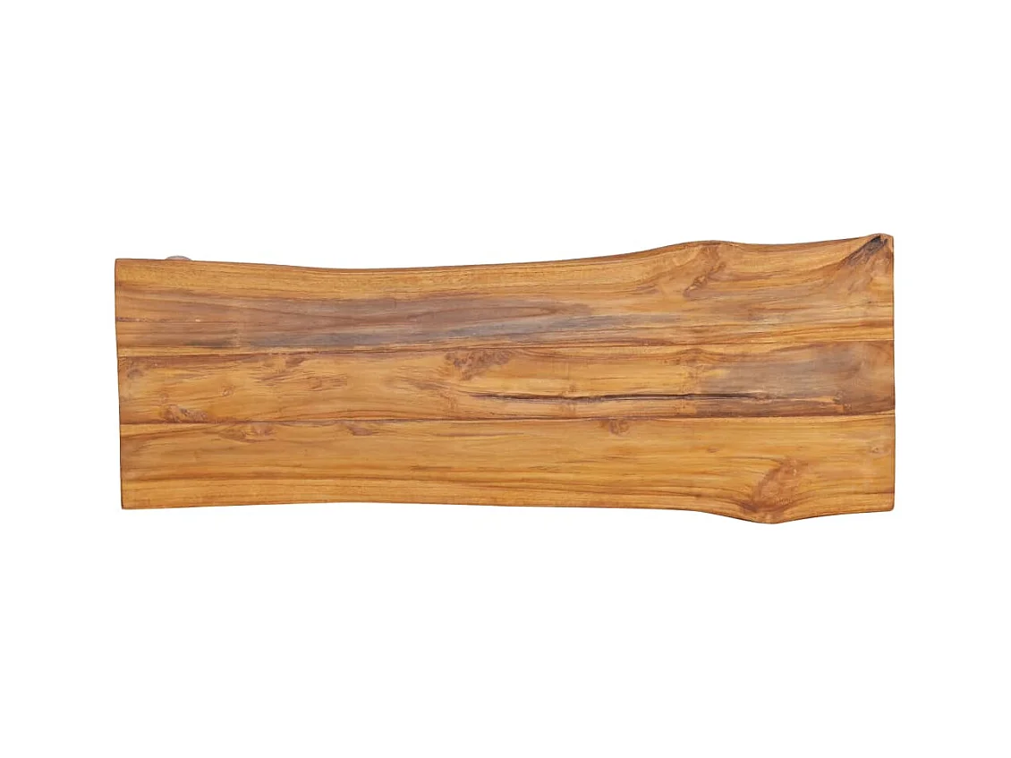 Banc de jardin 120cm Bois de teck solide 5