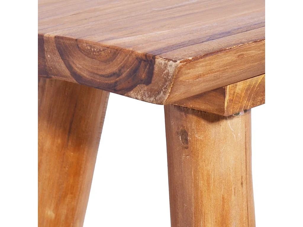 Banc de jardin 120cm Bois de teck solide 5