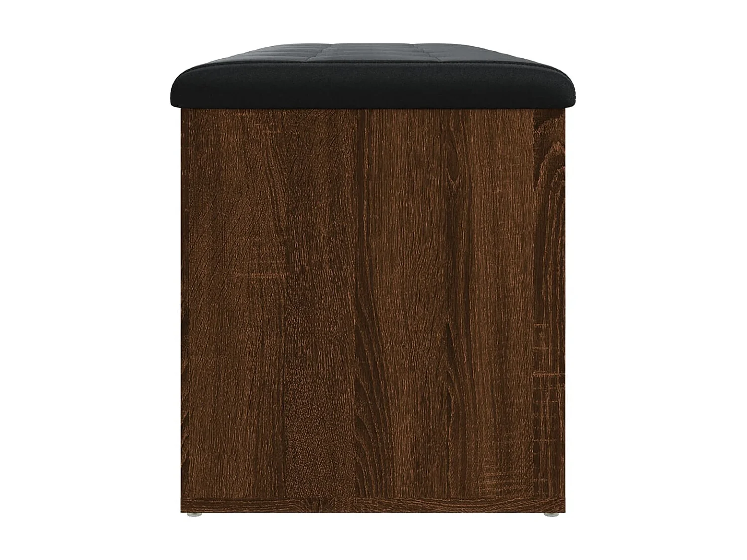 Banc de rangement chêne marron 102x42x45 bois d'ingénierie