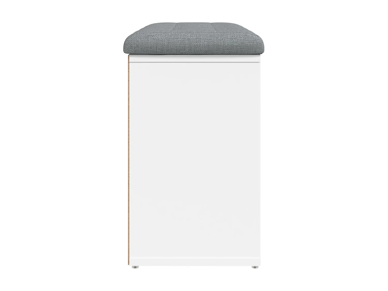 Banc à chaussures blanc 82x32x50 bois d'ingénierie