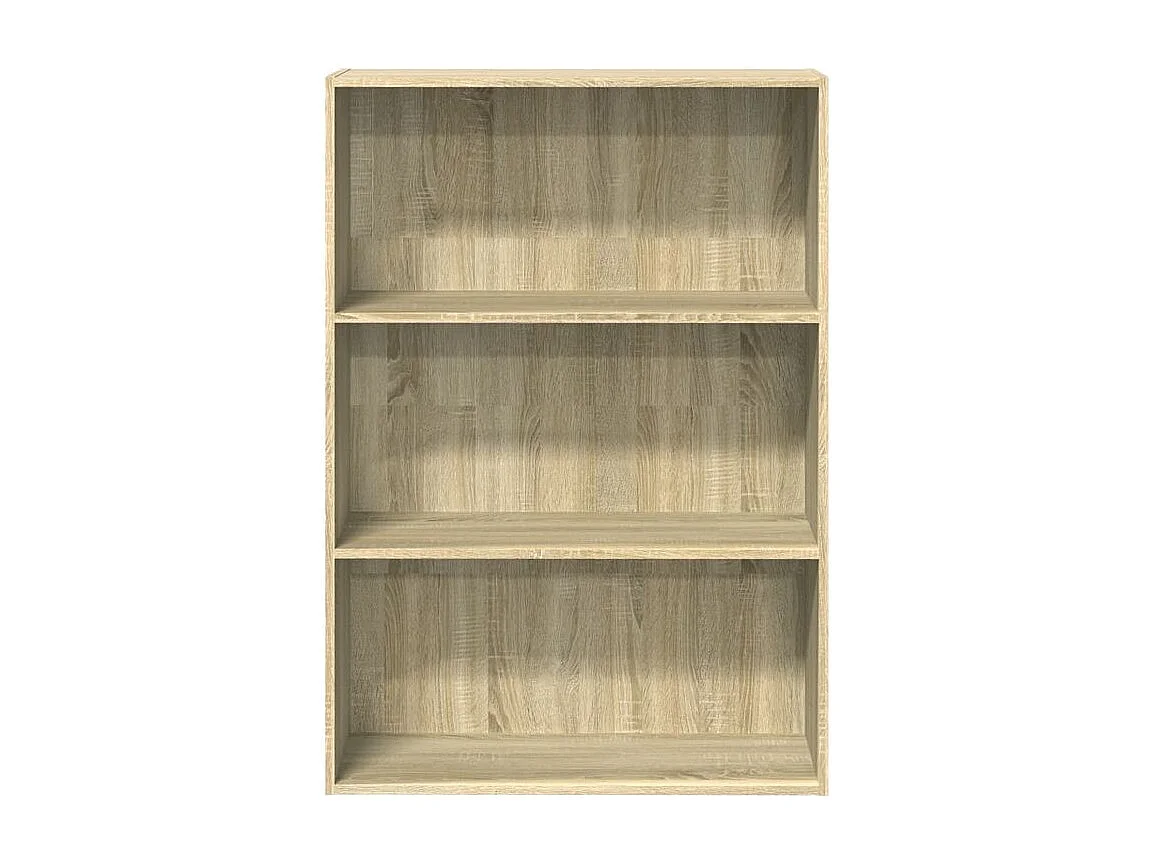 Bibliothèque chêne sonoma 80x30x114 bois d'ingénierie