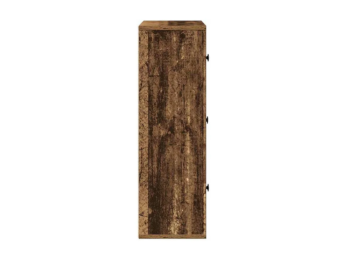 Bibliothèque vieux bois 60x24x76,5 bois d'ingénierie