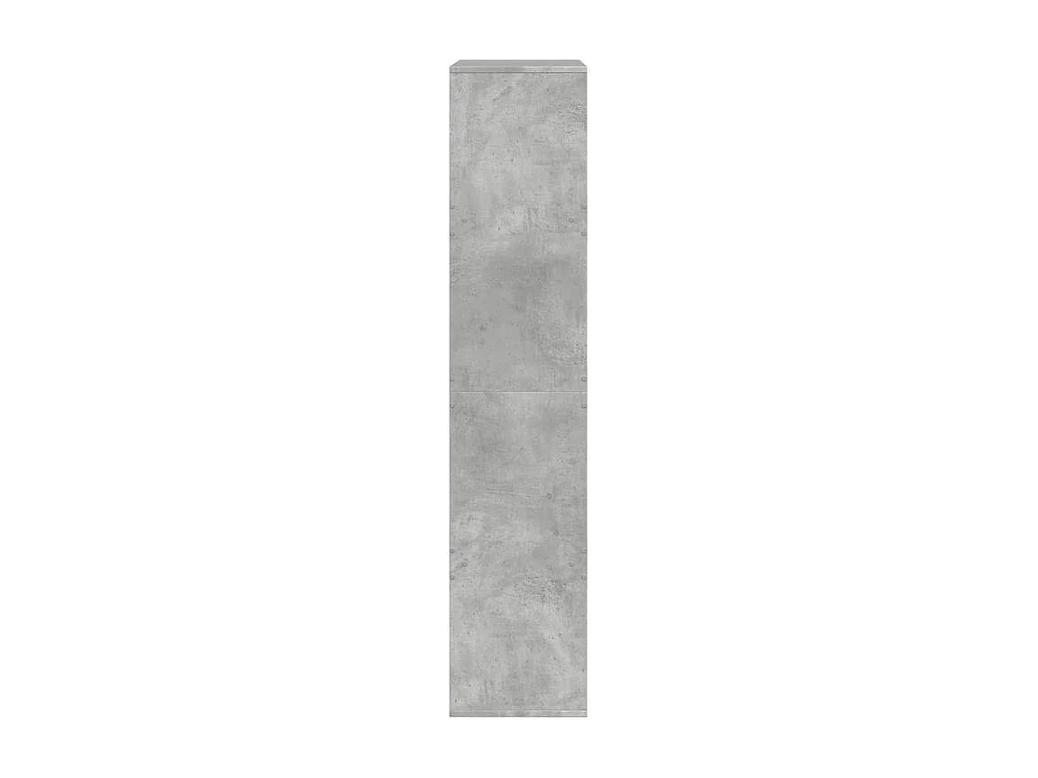 Bibliothèque gris béton 100x33x155,5 bois d'ingénierie