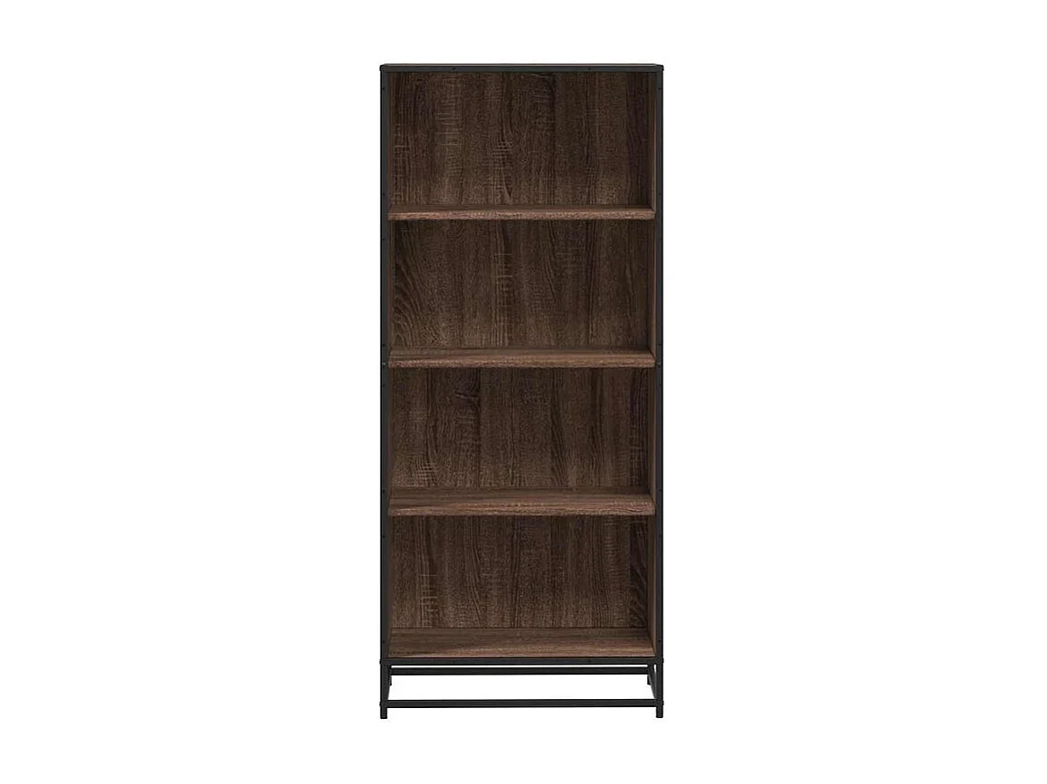 Bibliothèque chêne marron 60x35x139 bois d'ingénierie