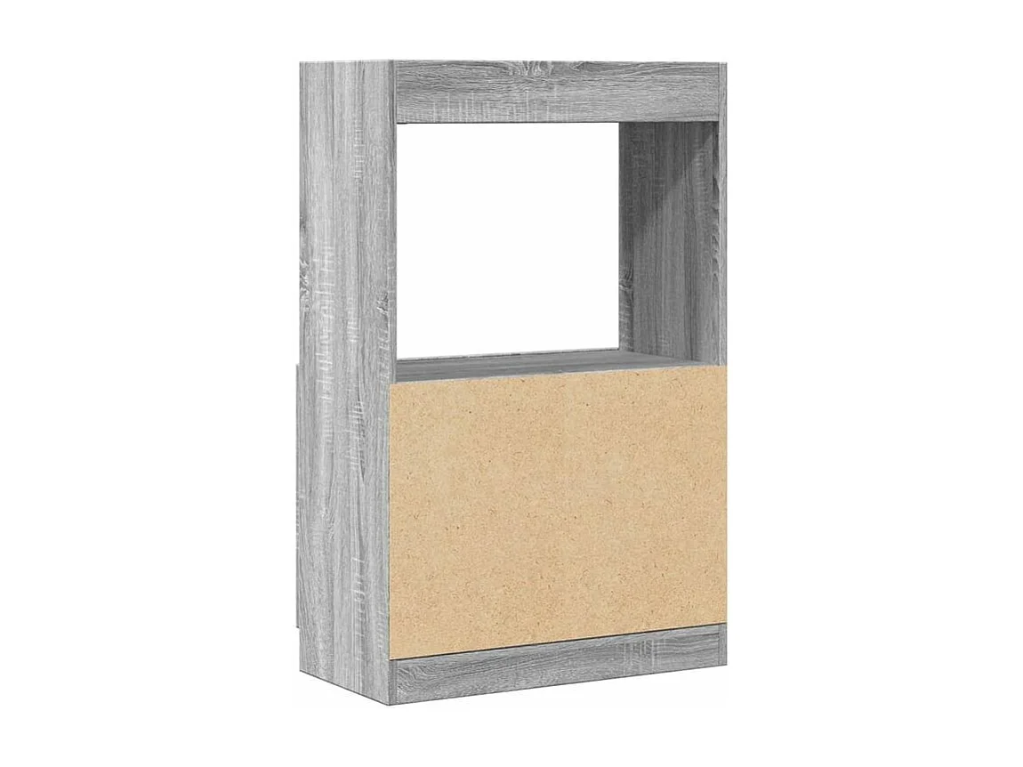 Buffet haut sonoma gris 63x33x100 bois d'ingénierie