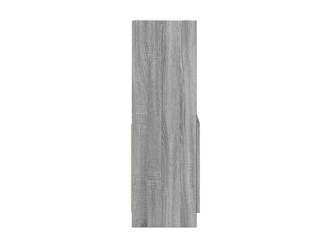 Buffet haut sonoma gris 63x33x100 bois d'ingénierie