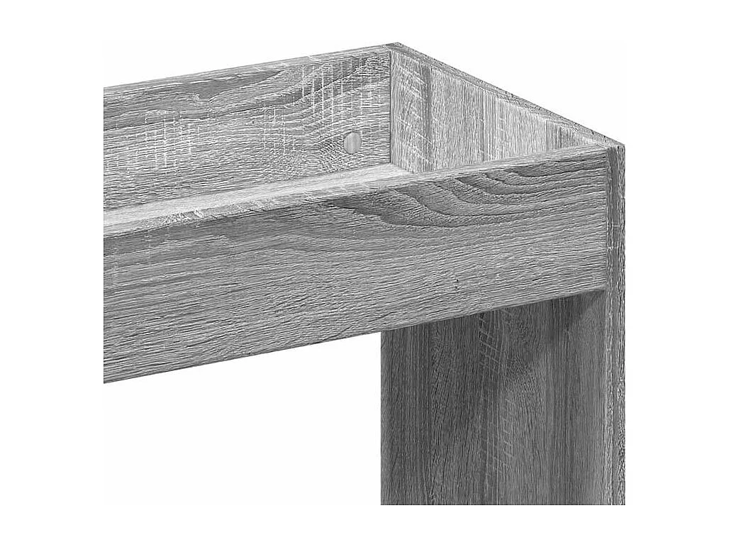 Buffet haut sonoma gris 63x33x100 bois d'ingénierie