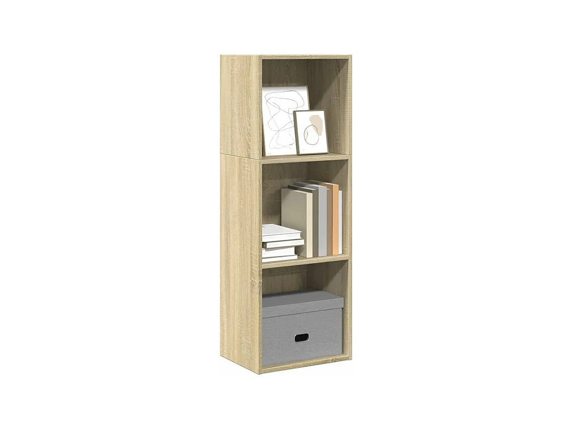 Bibliothèque chêne sonoma 40x30x114 bois d'ingénierie