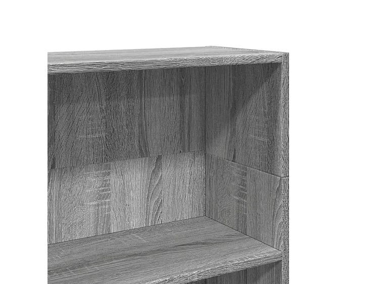 Bibliothèque sonoma gris 80x24x109 bois d'ingénierie