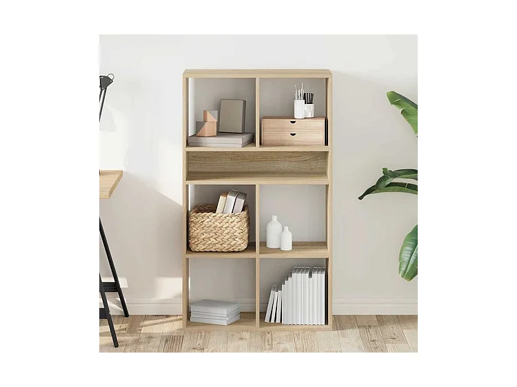 Bibliothèque chêne sonoma 66x31x112 bois d'ingénierie