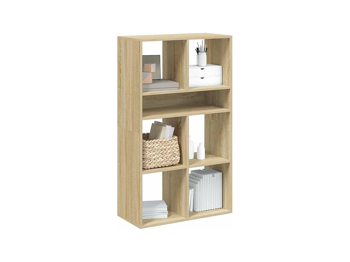 Bibliothèque chêne sonoma 66x31x112 bois d'ingénierie