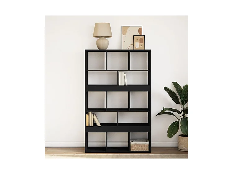 Bibliothèque blanc 100x33x156,5 bois d'ingénierie