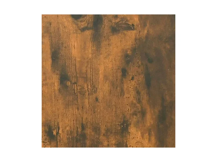 Bibliothèque séparateur en bois Mikola 60cm - Simple et moderne-Couleur Marron fumé