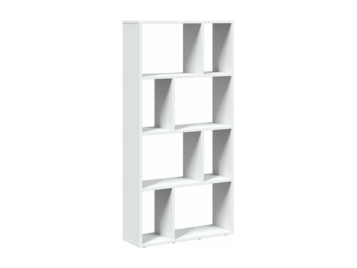 Bibliothèque blanc 60x20x120 bois d'ingénierie