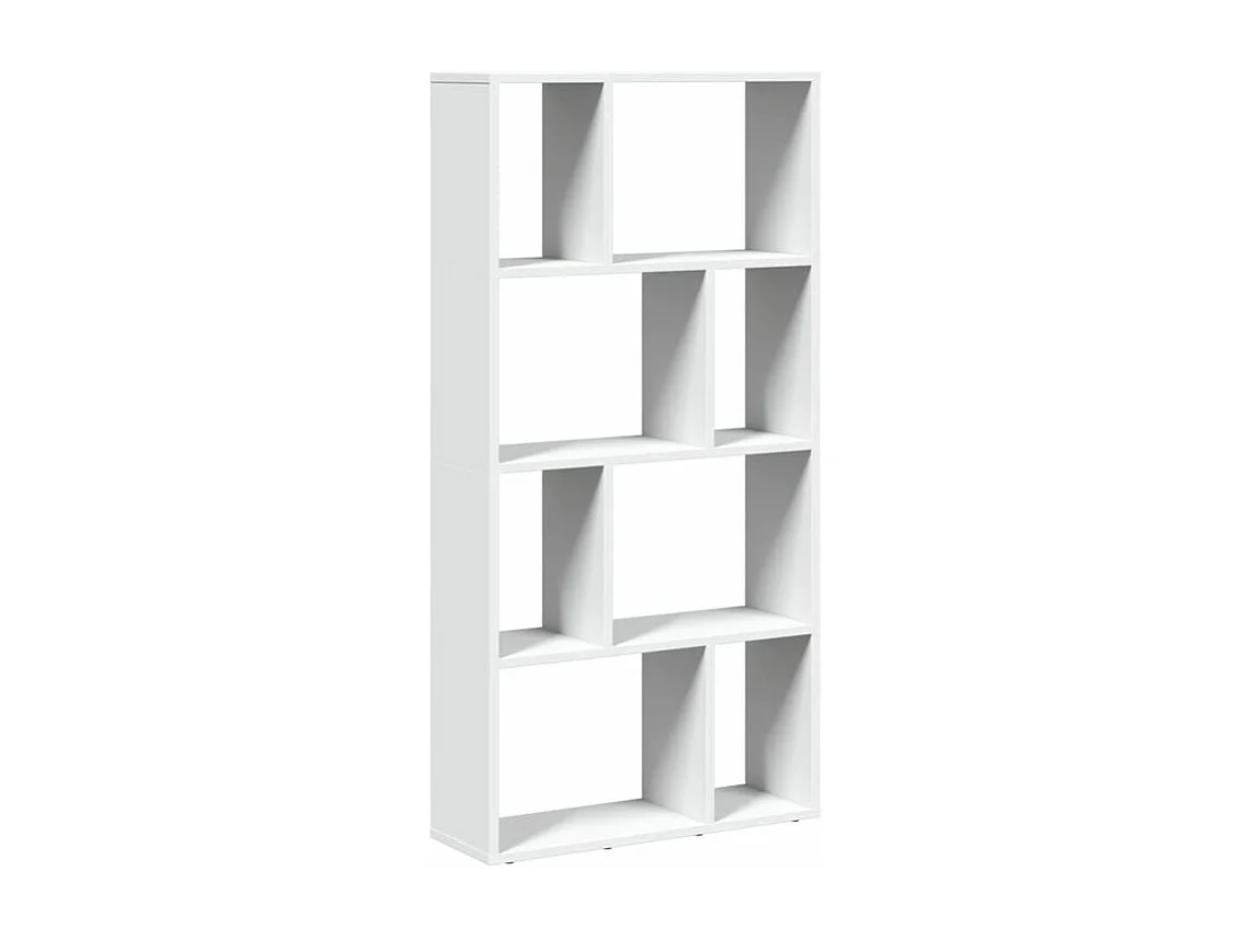 Bibliothèque blanc 60x20x120 bois d'ingénierie