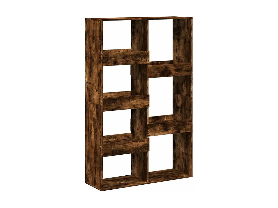 Bibliothèque chêne fumé 100x33x155,5 bois d'ingénierie