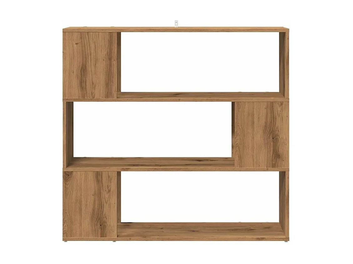 Bibliothèque séparateur en bois Driko 100cm - Simple et moderne-Couleur Marron clair