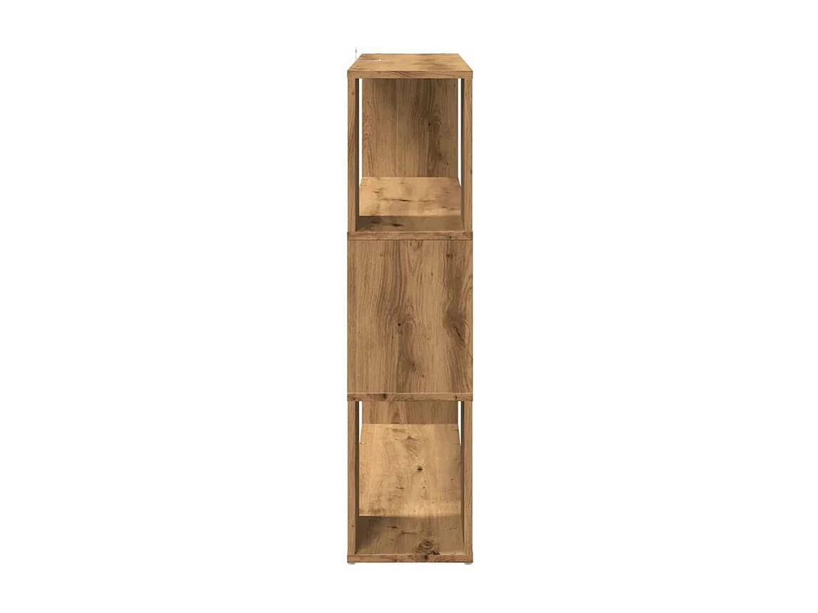 Bibliothèque séparateur en bois Driko 100cm - Simple et moderne-Couleur Marron clair
