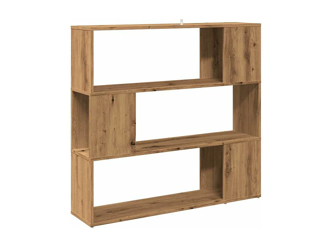 Bibliothèque séparateur en bois Driko 100cm - Simple et moderne-Couleur Marron clair