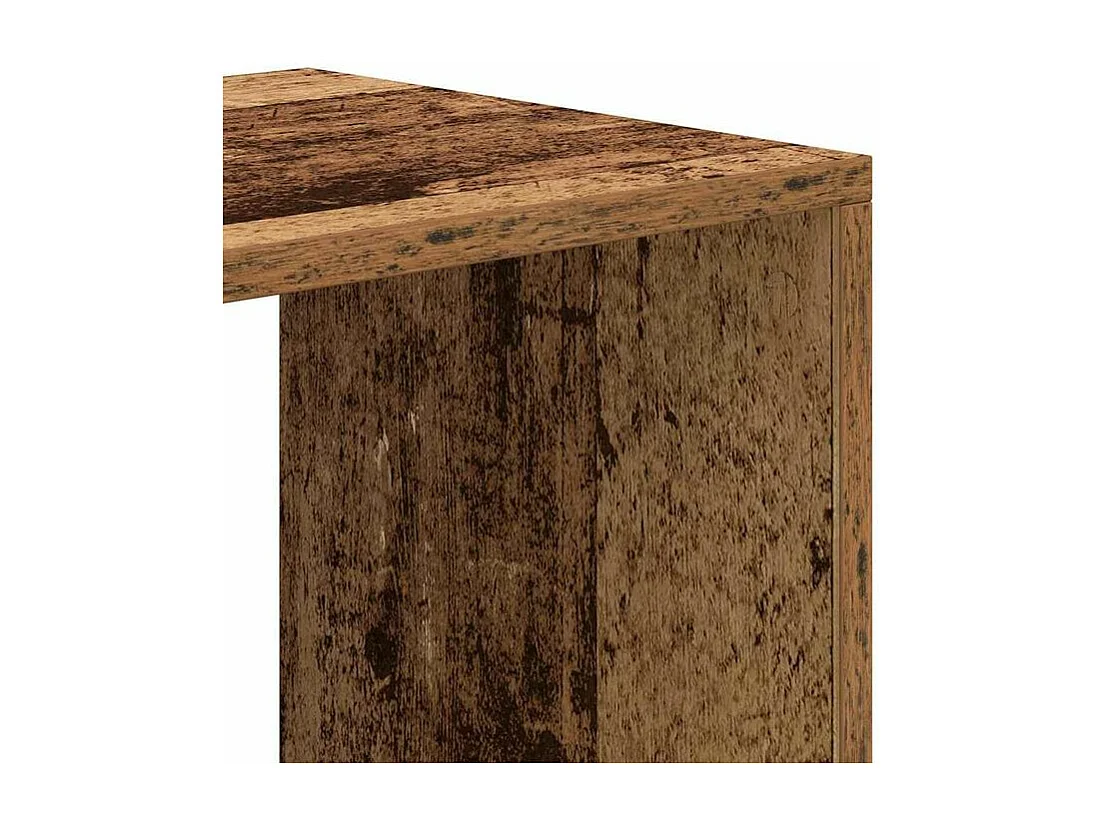 Bibliothèque vieux bois 66x31x112 bois d'ingénierie