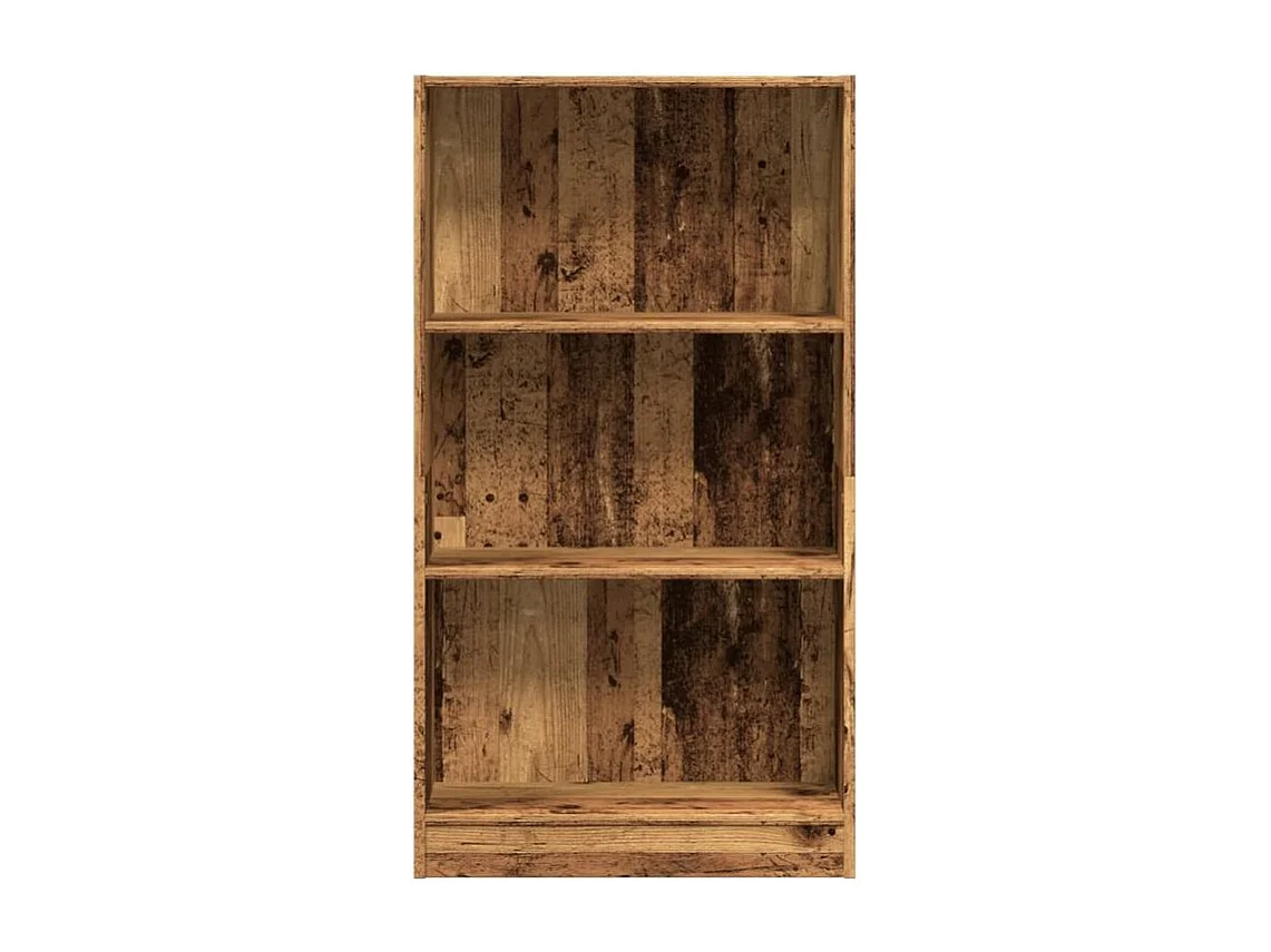 Bibliothèque vieux bois 60x24x109 bois d'ingénierie
