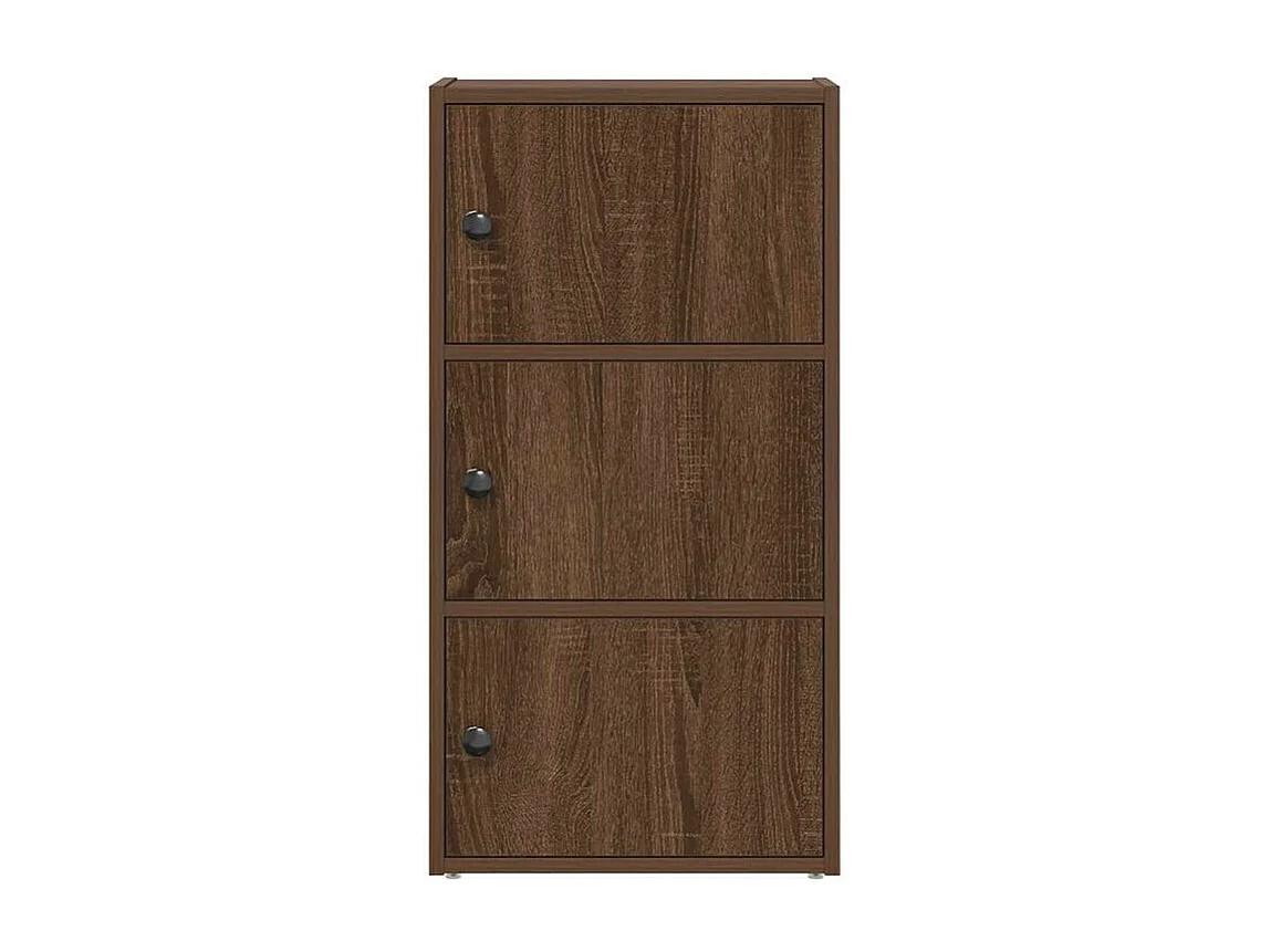 Bibliothèque chêne marron 40x24x77 bois d'ingénierie