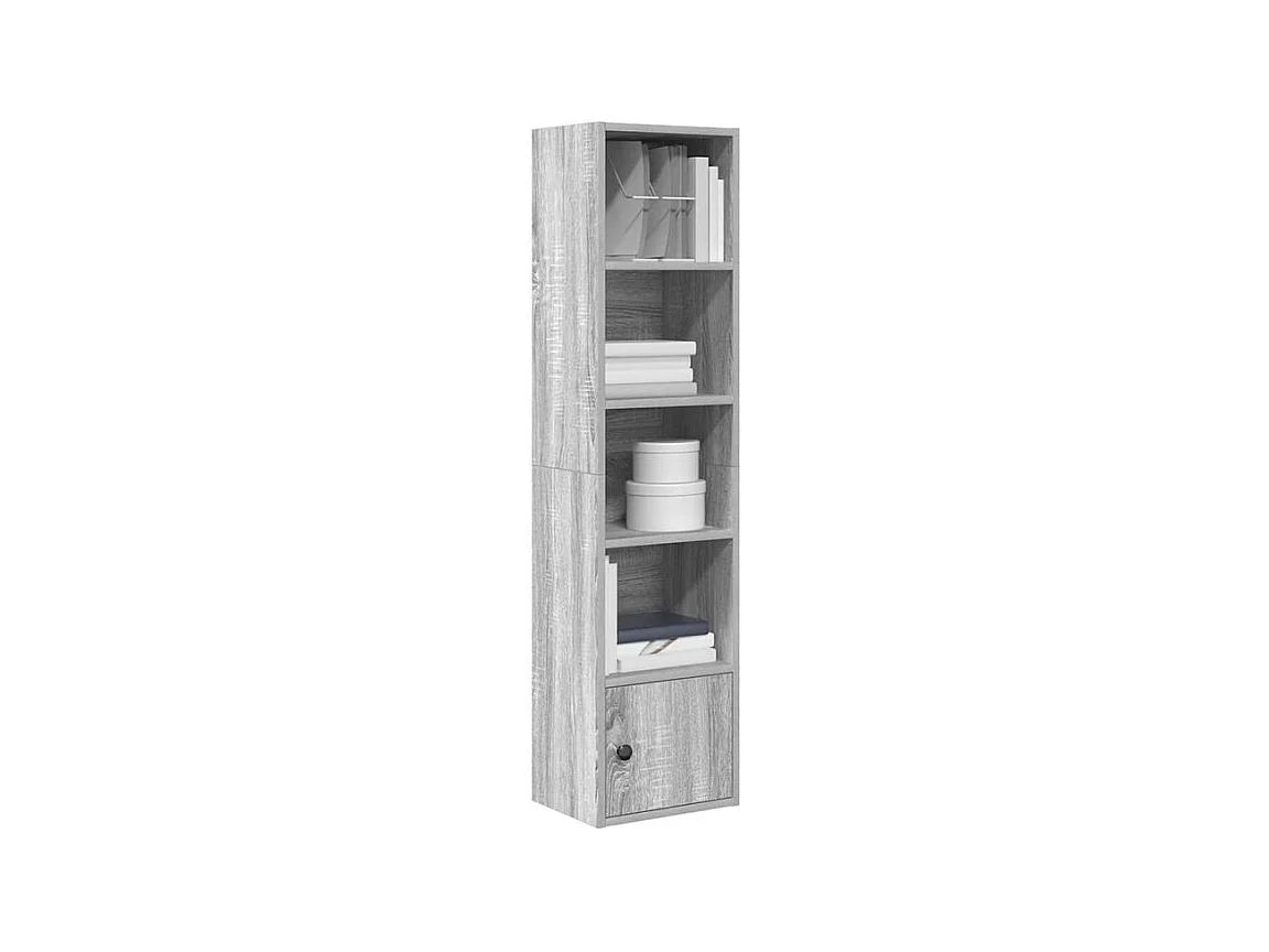 Bibliothèque sonoma gris 31x24x127 bois d'ingénierie