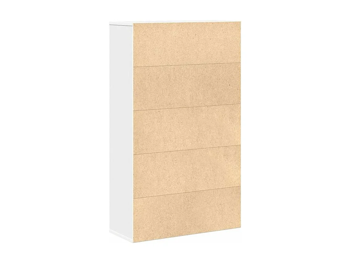 Bibliothèque blanc 60x24x101,5 bois d'ingénierie