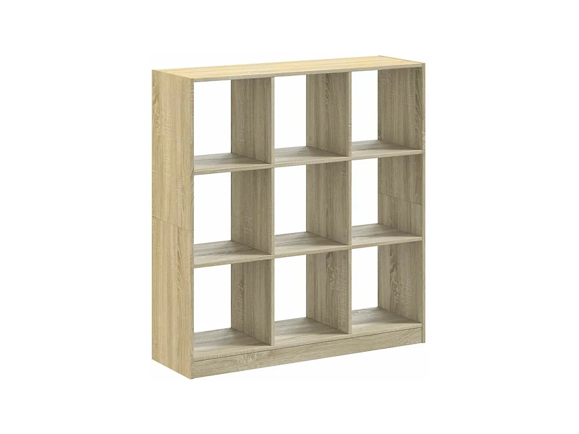 Bibliothèque chêne sonoma 102x32x108 bois d'ingénierie