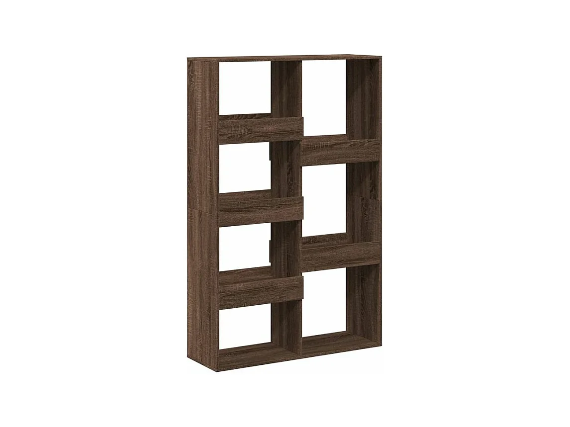 Bibliothèque chêne marron 100x33x155,5 bois d'ingénierie