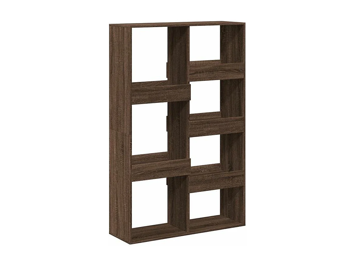 Bibliothèque chêne marron 100x33x155,5 bois d'ingénierie