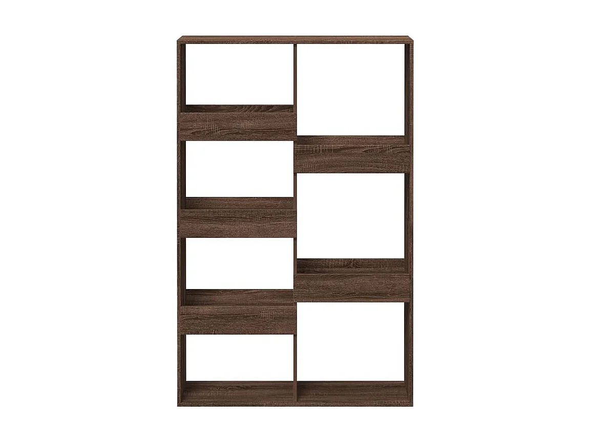 Bibliothèque chêne marron 100x33x155,5 bois d'ingénierie