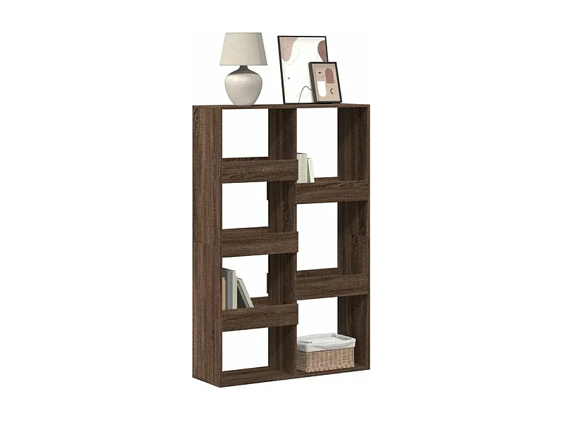 Bibliothèque chêne marron 100x33x155,5 bois d'ingénierie