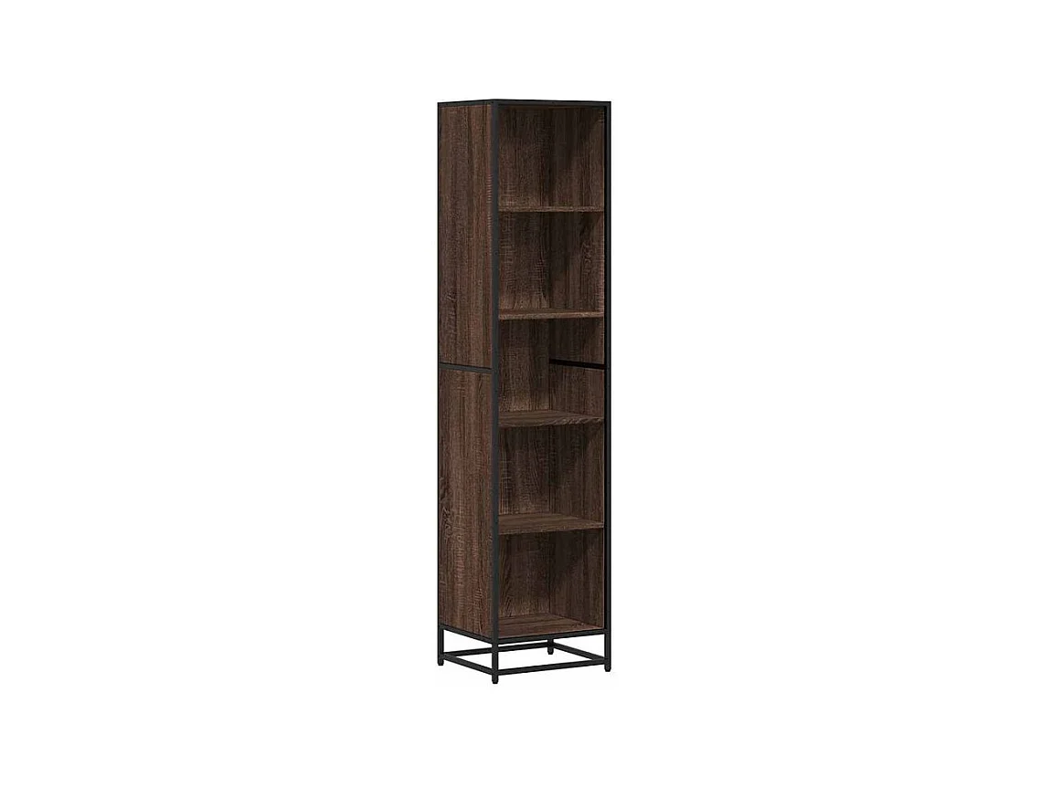 Bibliothèque chêne marron 40x35x170,5 bois d'ingénierie
