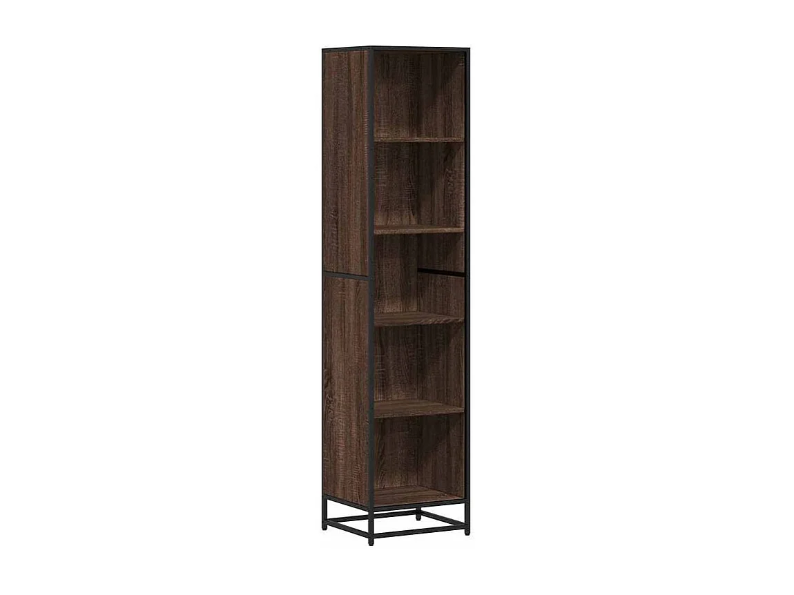Bibliothèque chêne marron 40x35x170,5 bois d'ingénierie